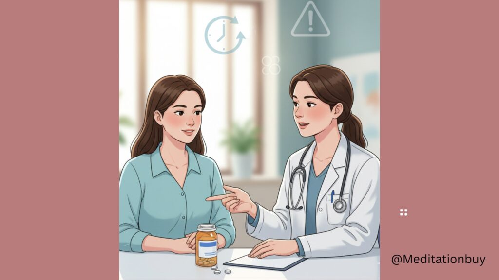 doctor consulting a patient about anxiety medication treatment options