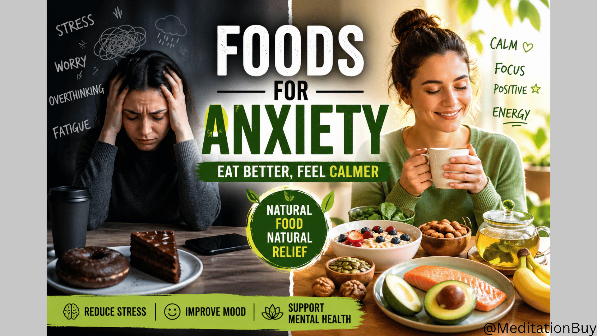 Foods for Anxiety: A Deep, Science-Backed Guide to Calming Your Mind Naturally